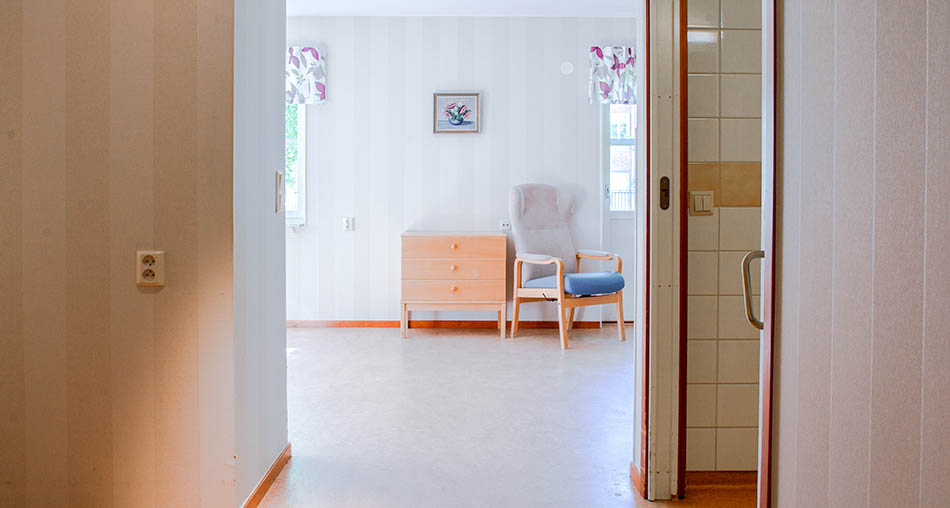 Rummet sett från hallen