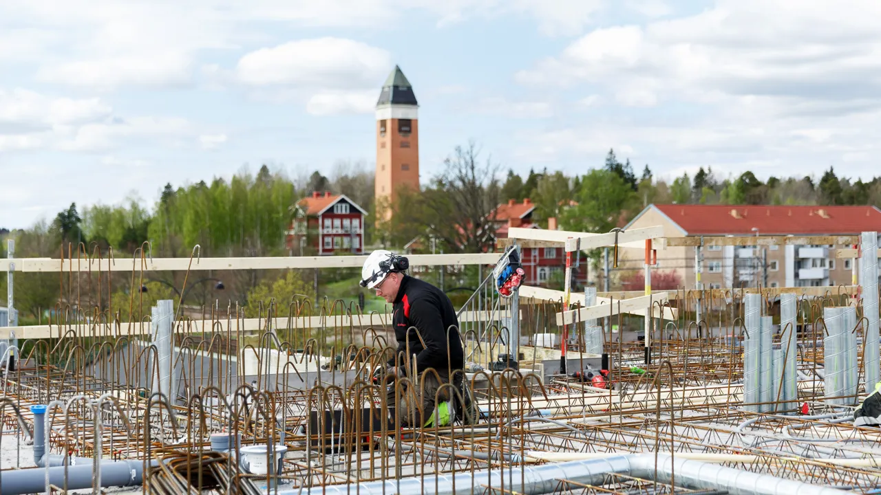 Husbyggnation av kvarteret Pionen