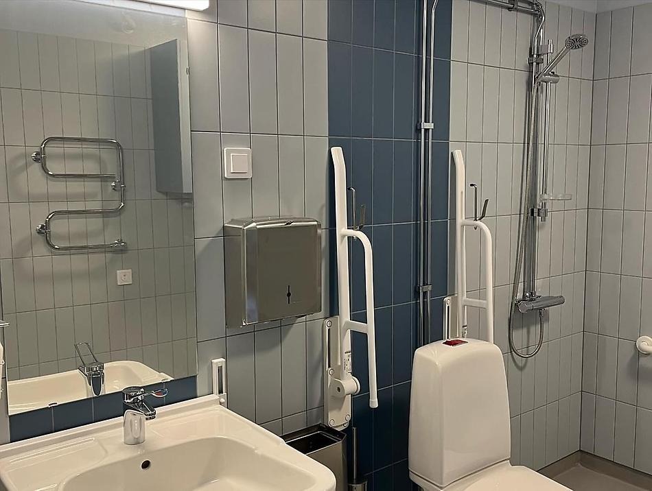 Badrum i nyrenoverad lägenhet